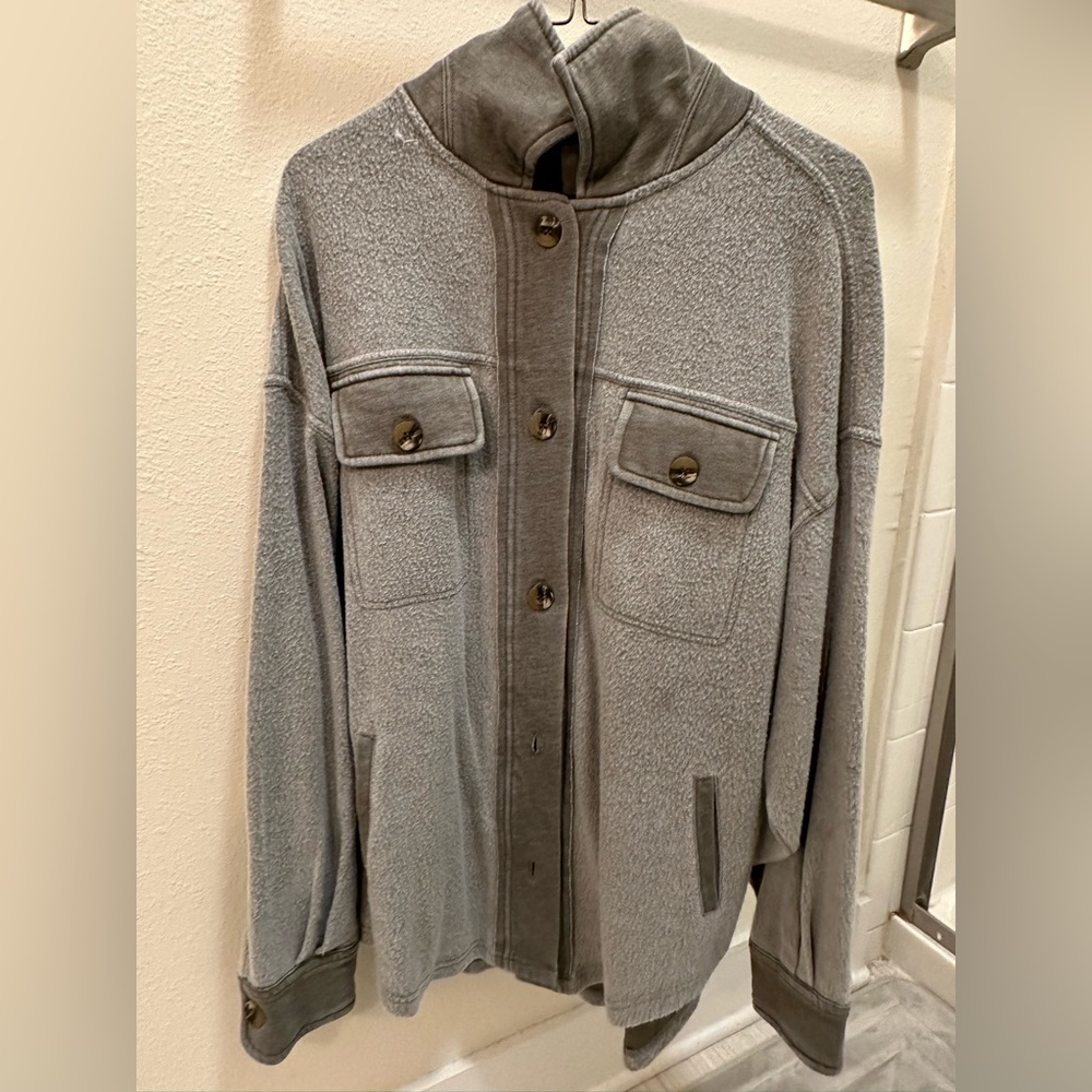 Boutique army green shacket